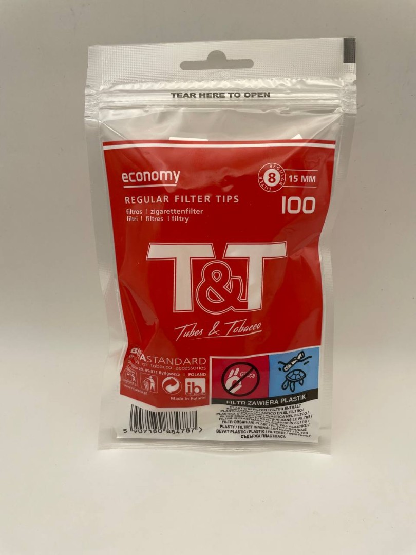 Фильтры T&T Regular 100шт (1 упаковка)